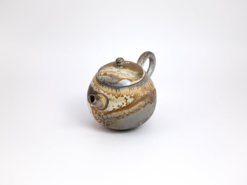 Wood Fired Porcelain Teapot