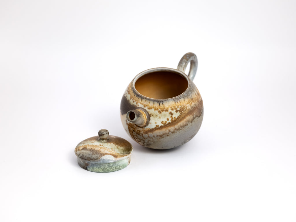 Wood Fired Porcelain Teapot