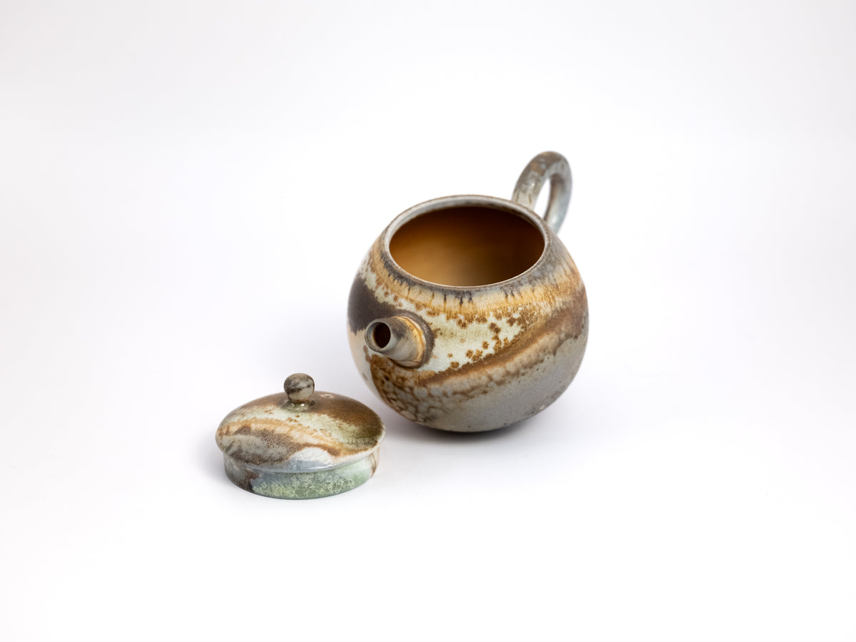 Wood Fired Porcelain Teapot