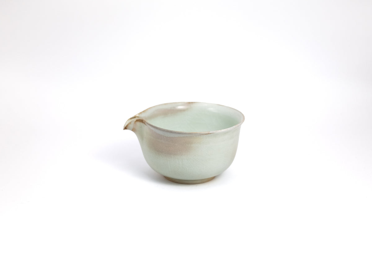 Wood Fired Porcelain Tea Pitcher