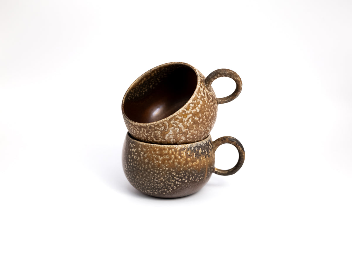 Wood Fired Stoneware Round Mug