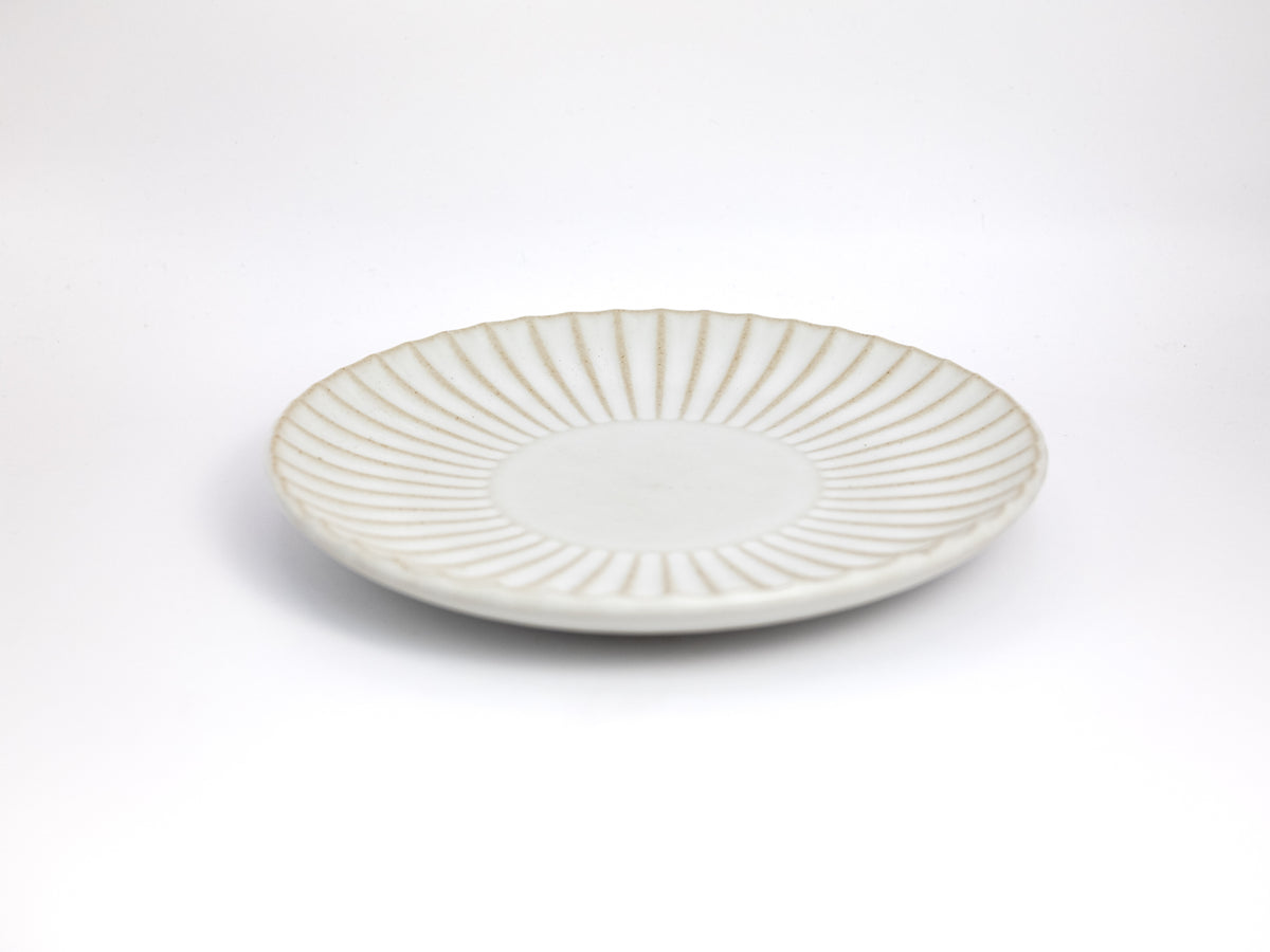 Fluted Ceramic Stoneware Plates