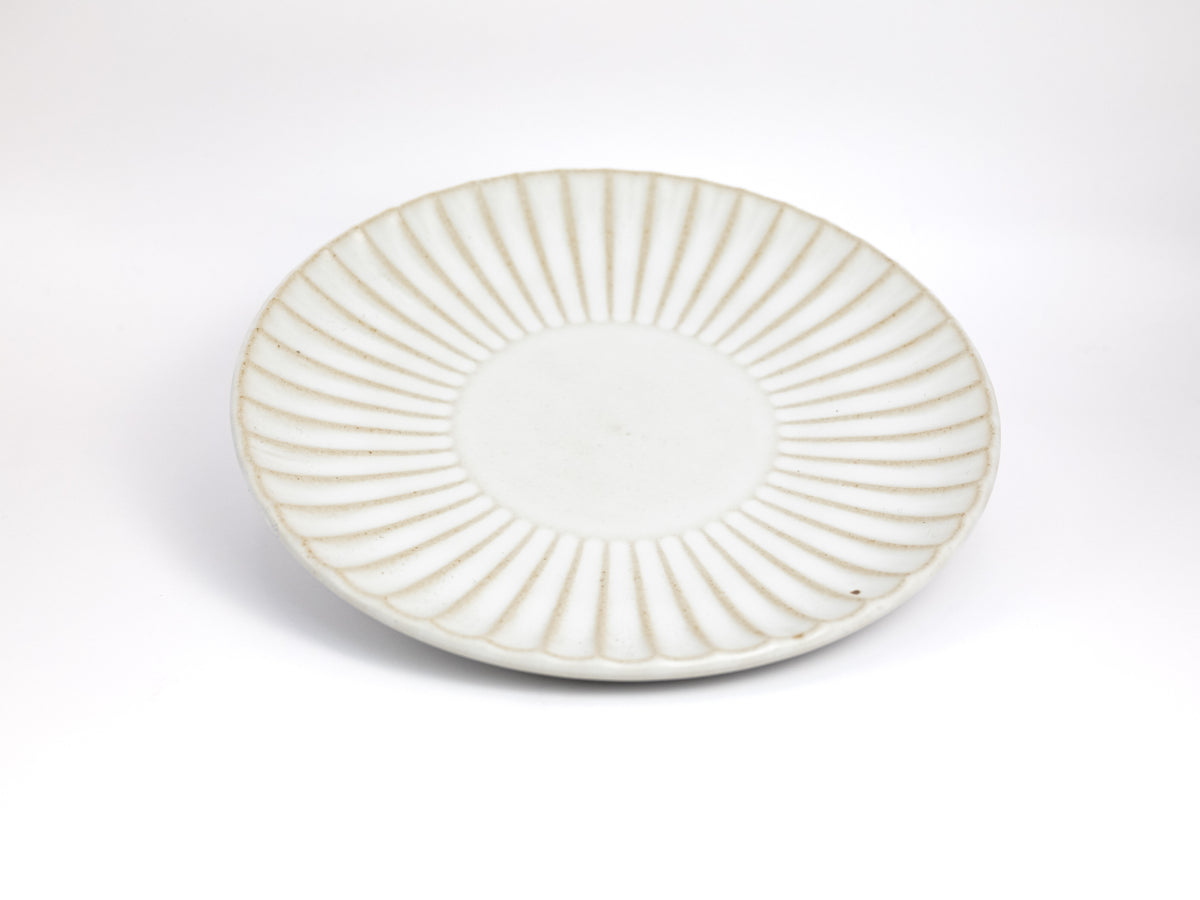 Fluted Ceramic Stoneware Plates