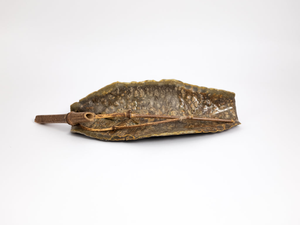 Wood Fired Tea Scoop + Bamboo Pick
