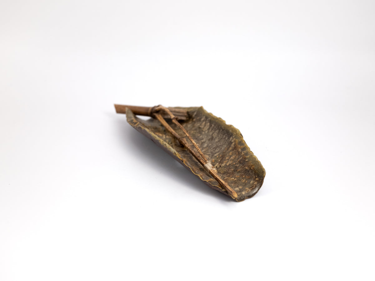 Wood Fired Tea Scoop + Bamboo Pick