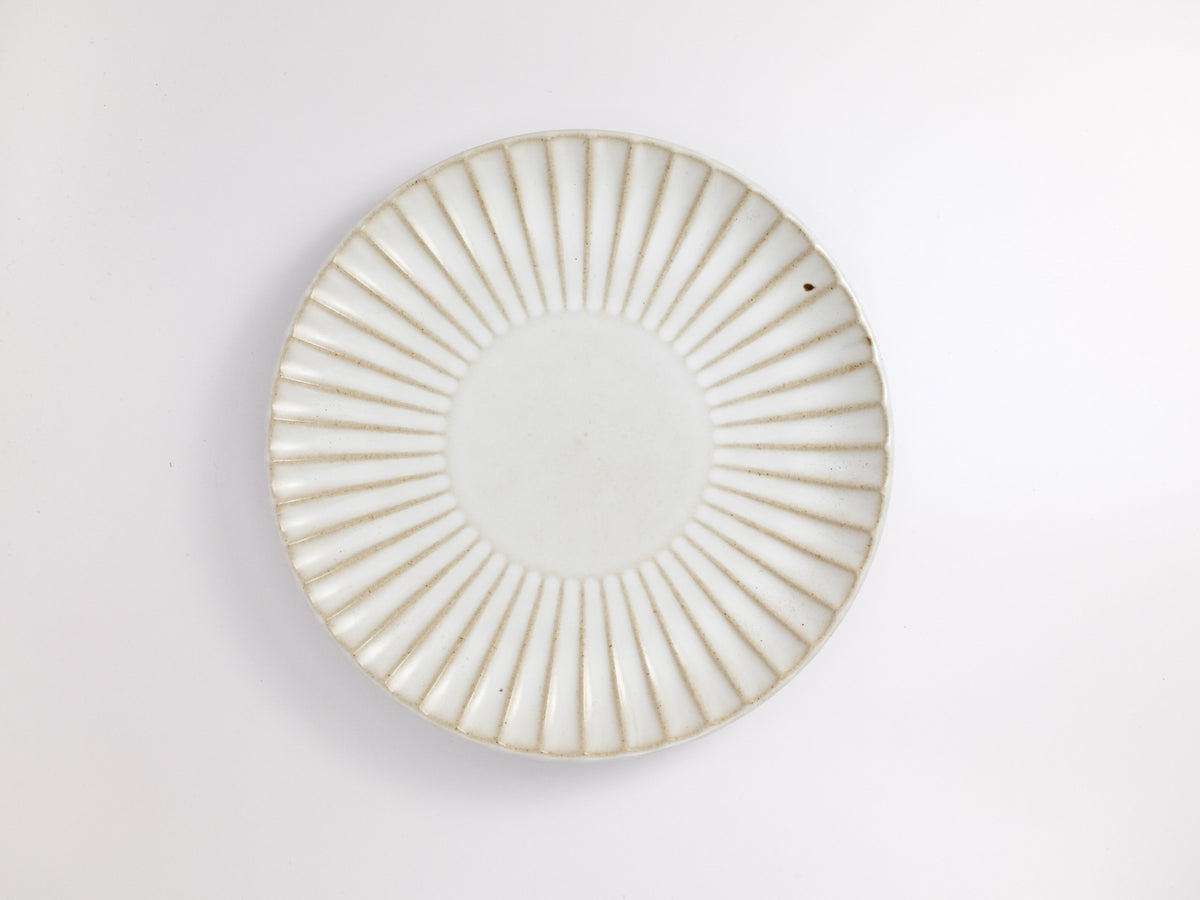 Fluted Ceramic Stoneware Plates