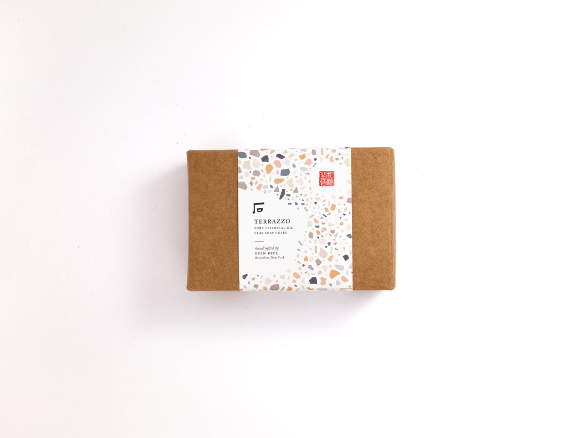 Terrazzo Clay Soap Cube Set