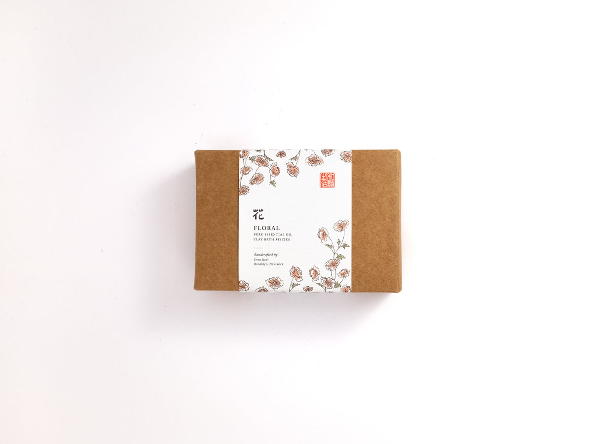 Floral Essential Oil Shower Steamers + Bath Fizz Set
