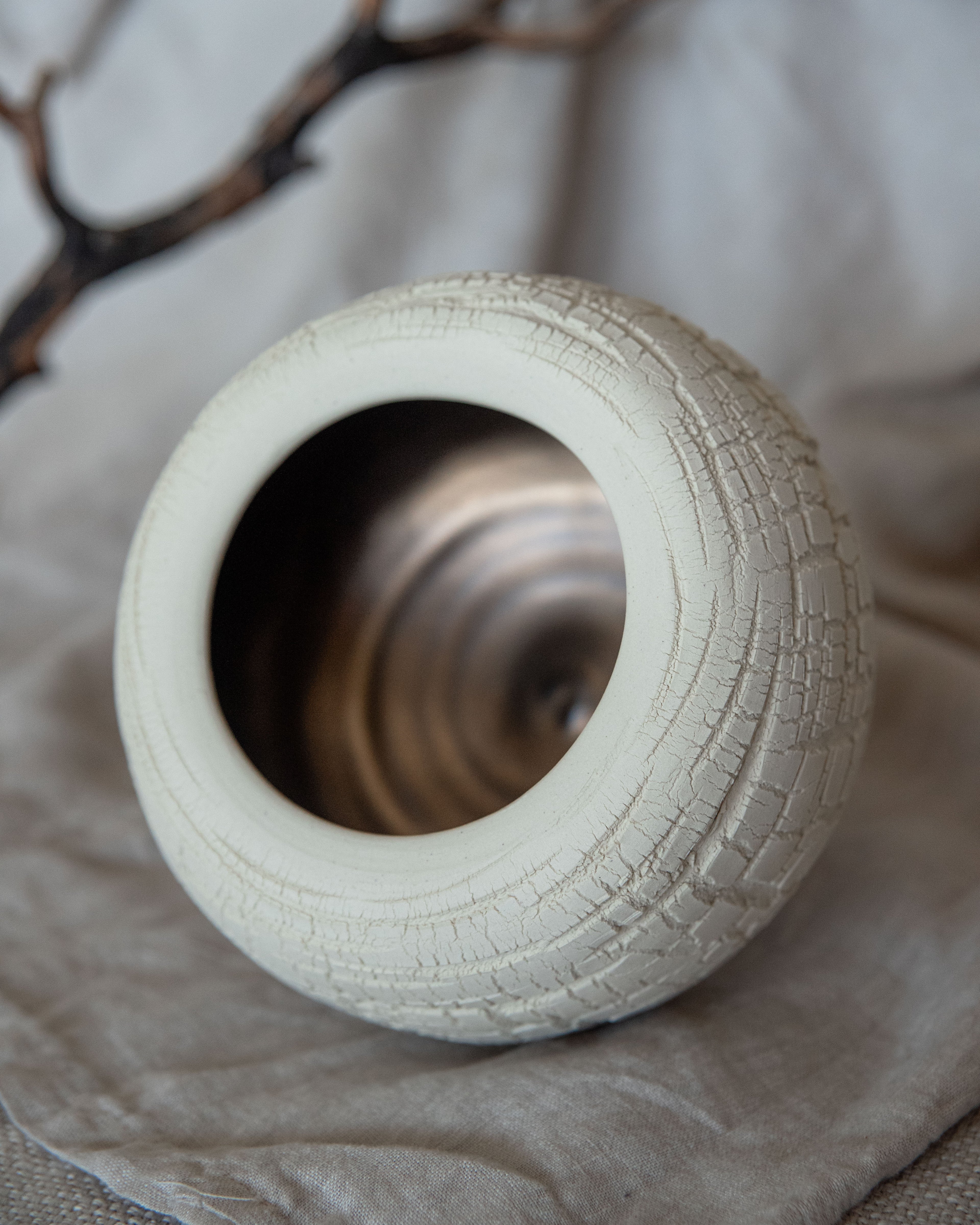 Distressed Ivory Orb