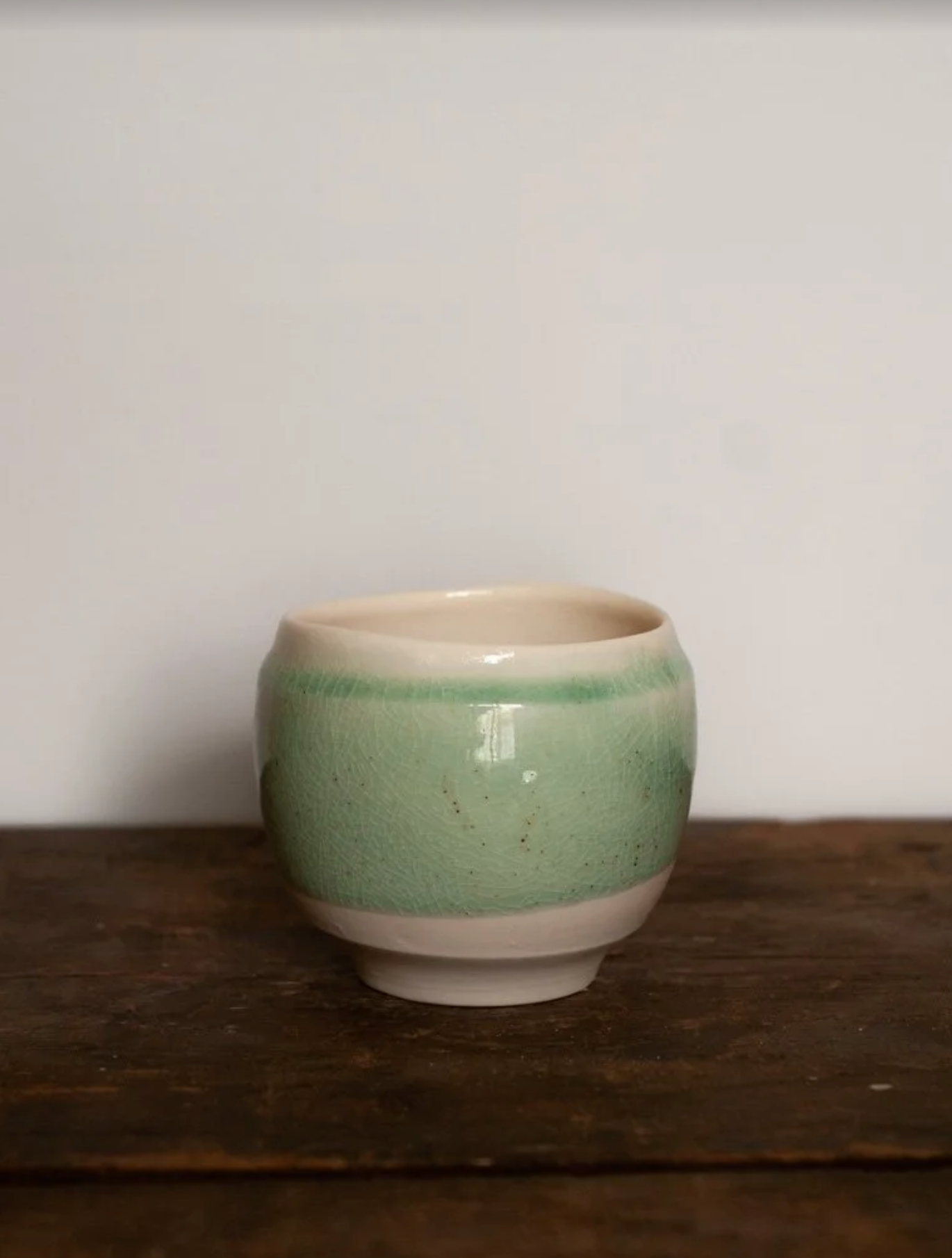 Celadon porcelain cup