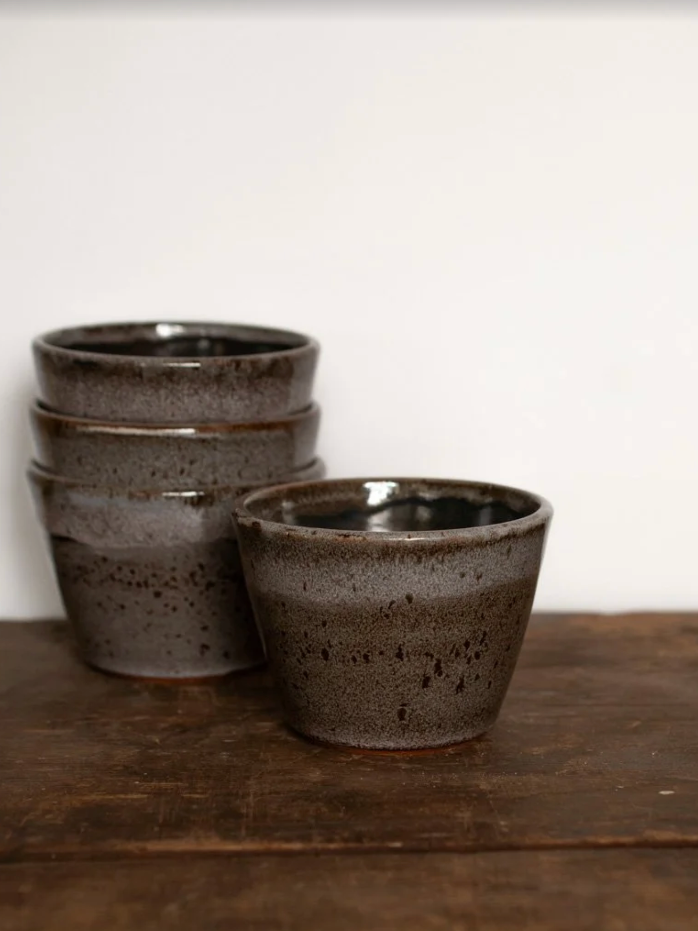 Mottled Stoneware Cup