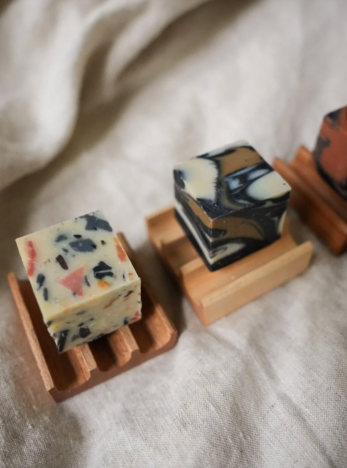 Mini Wooden Soap Dish