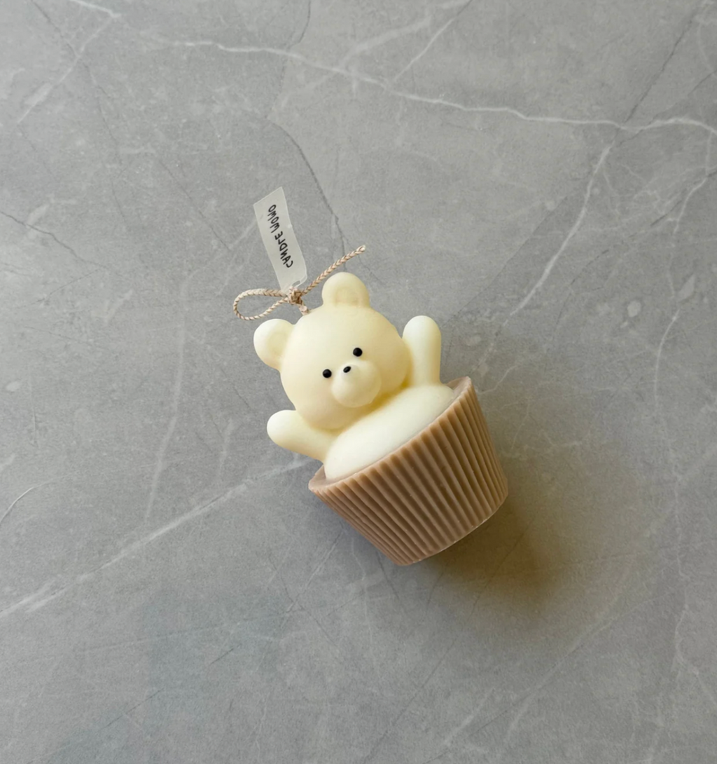 Candle Momo Cupcake Bear Candle