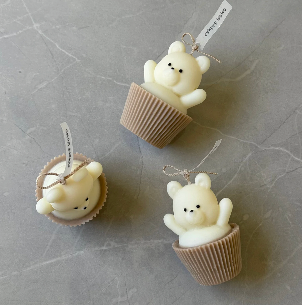 Candle Momo Cupcake Bear Candle