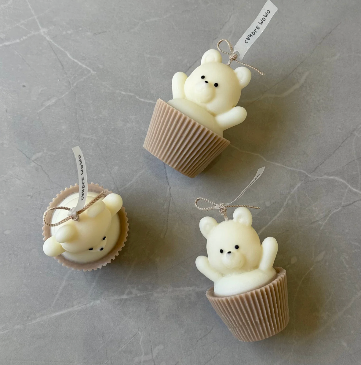 Candle Momo Cupcake Bear Candle