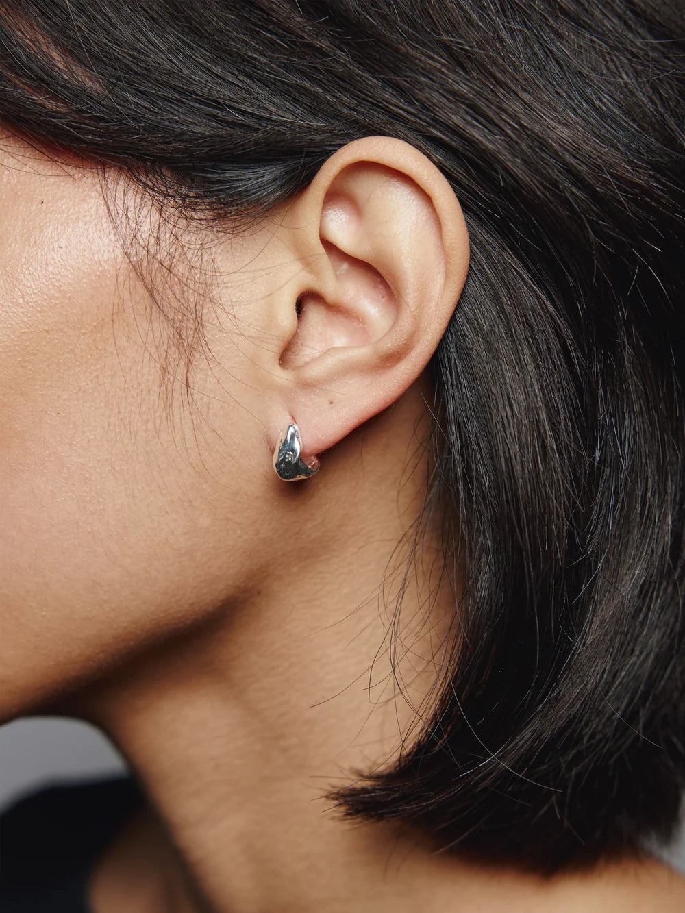 Small Roden Hoops - Sterling Silver