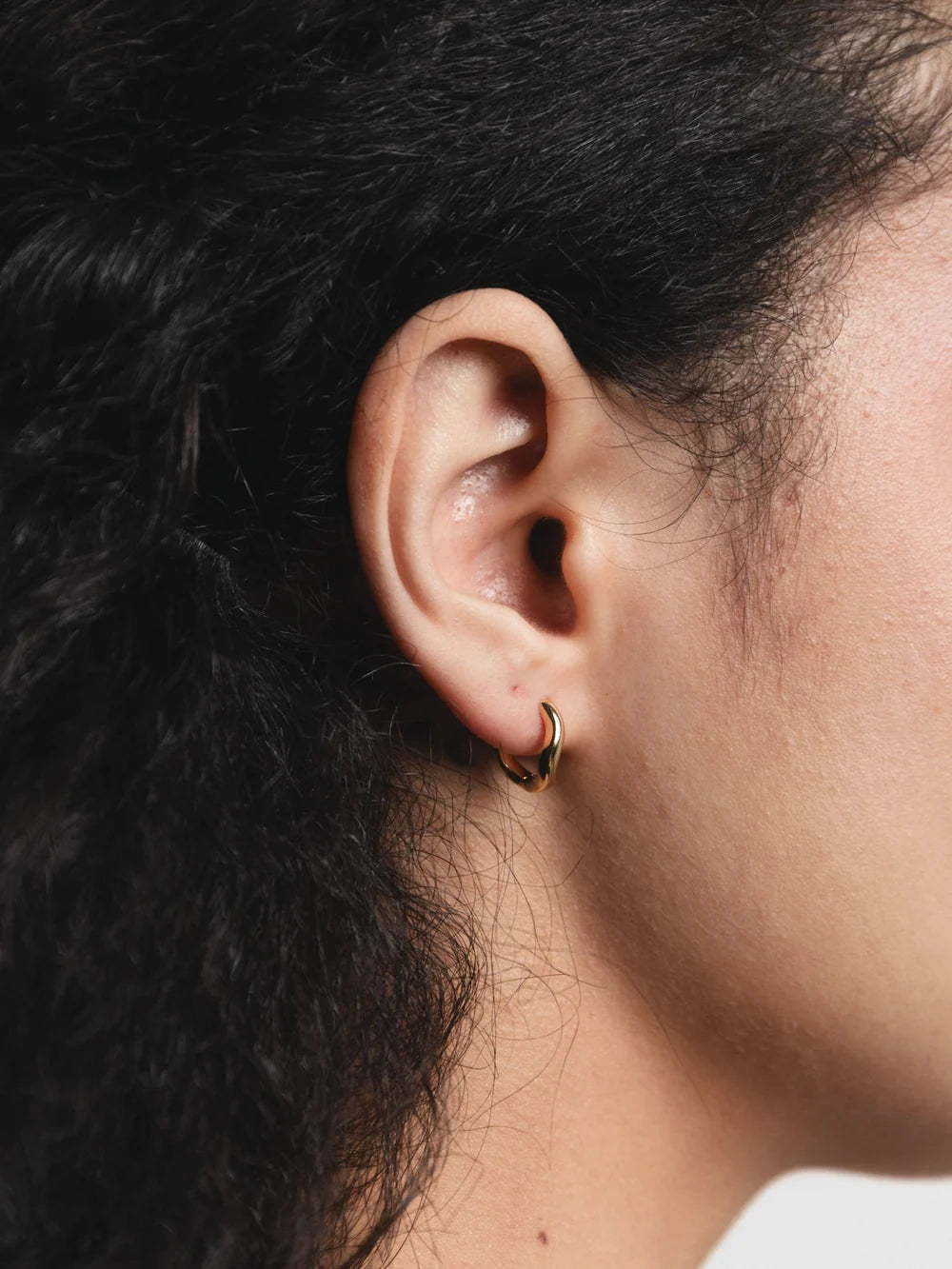 Small Rowen Hoops - Gold