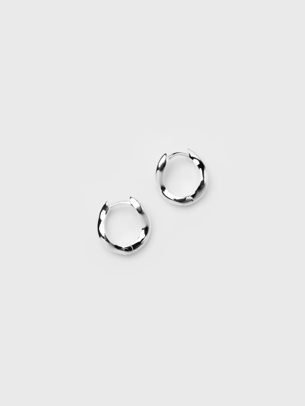 Small Rowen Hoops - Sterling Silver