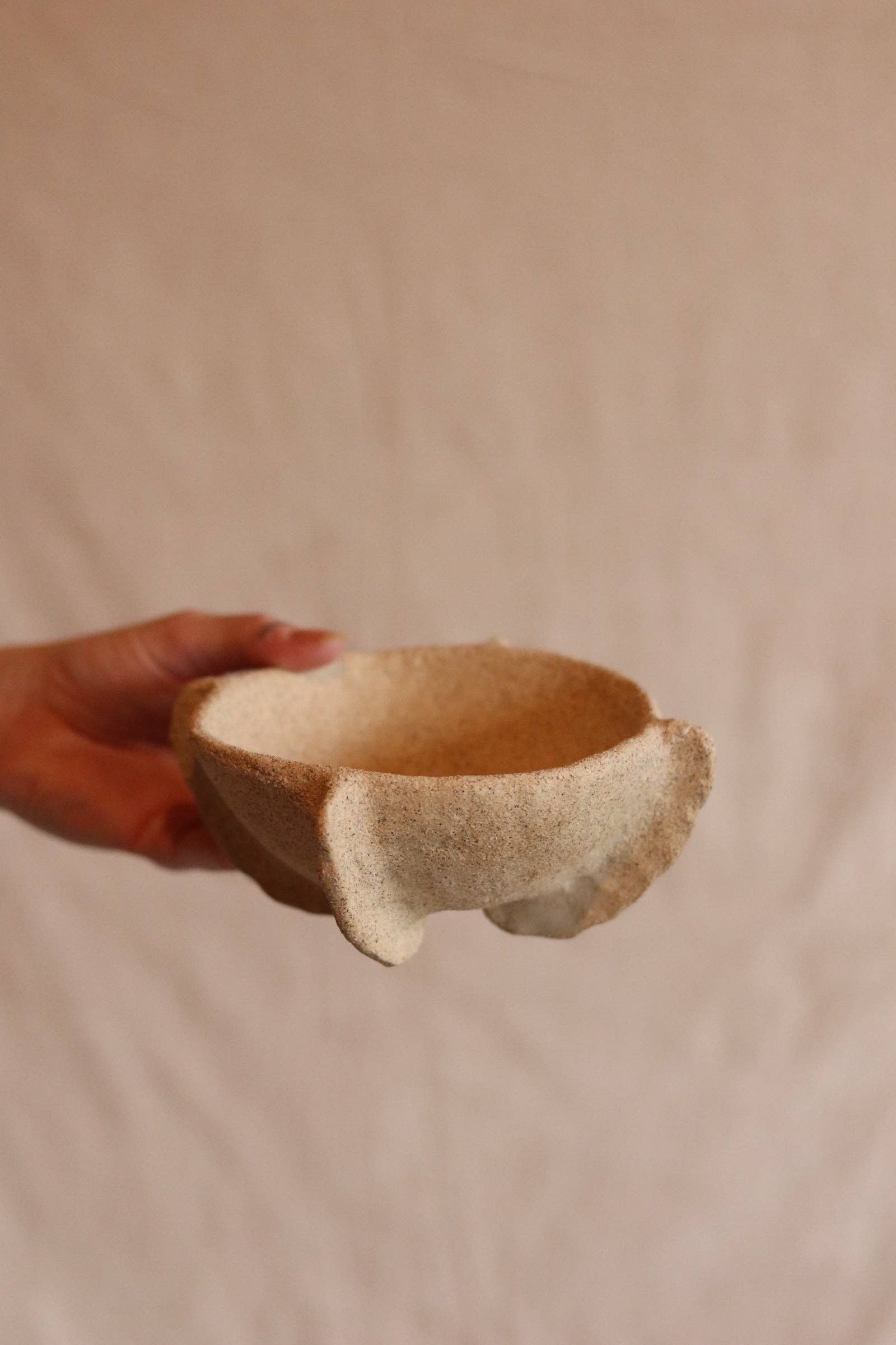 5" Gathered Earth Sculptural Bowl