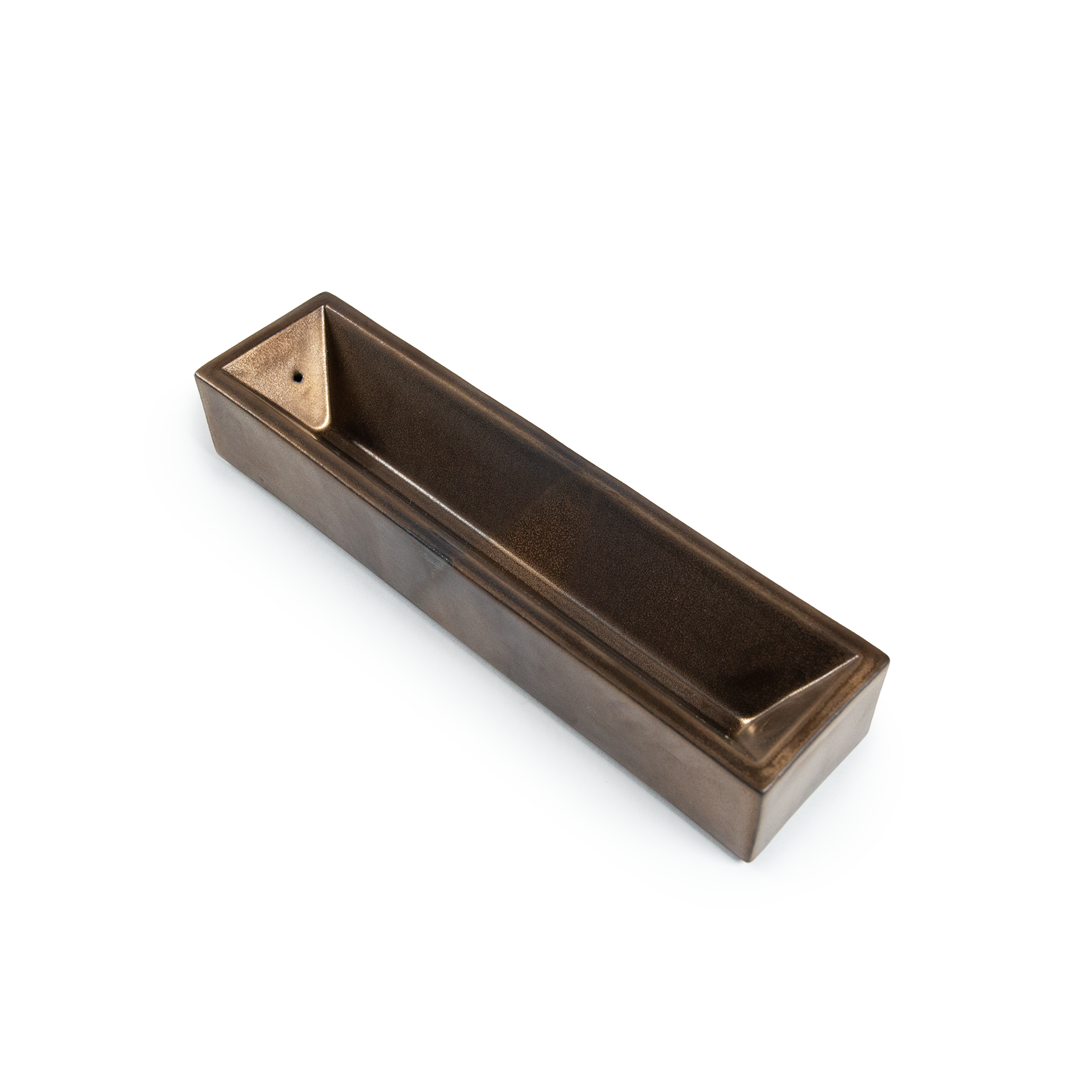 Incense Holder in Patinated Brass