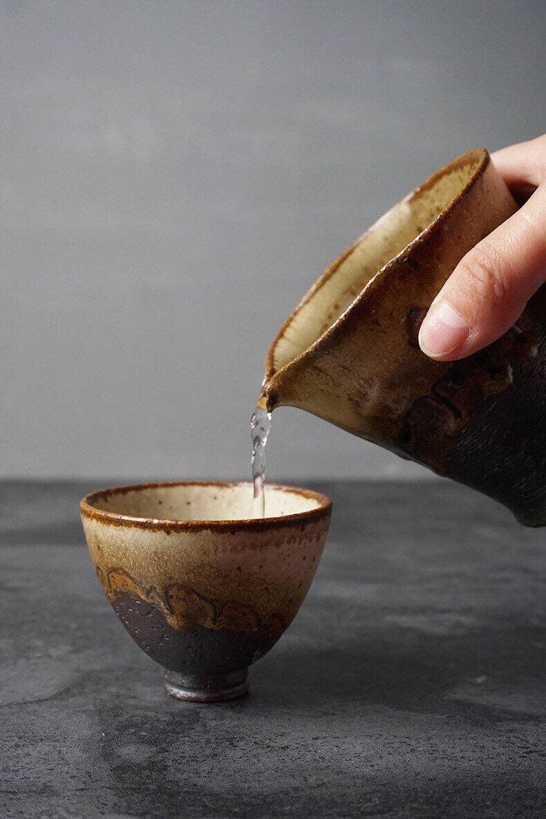 Ceramic Sunset Tea Cup