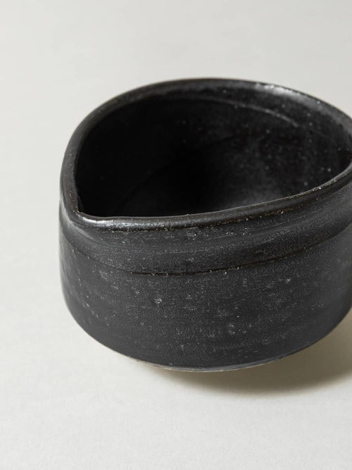Black Katakuchi Matcha Bowl