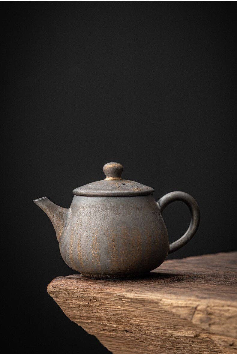 Ceramic Metallic Glaze Teapot