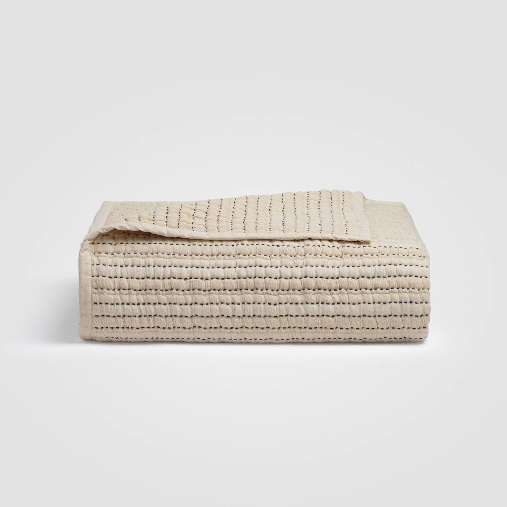 Coastal Stitch Quilted Bedspread