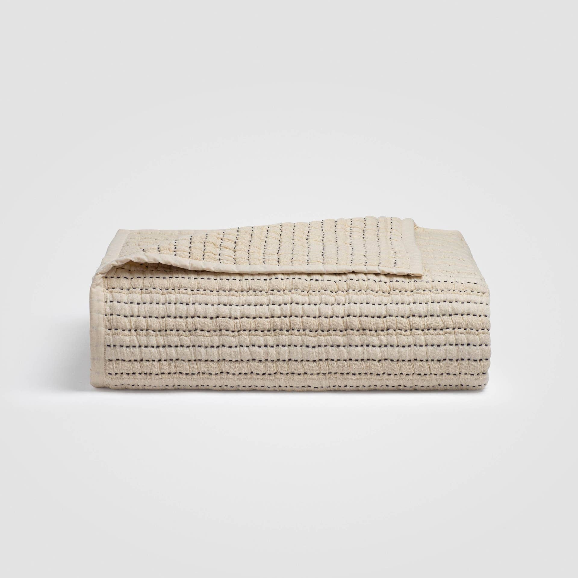 Coastal Stitch Quilted Bedspread