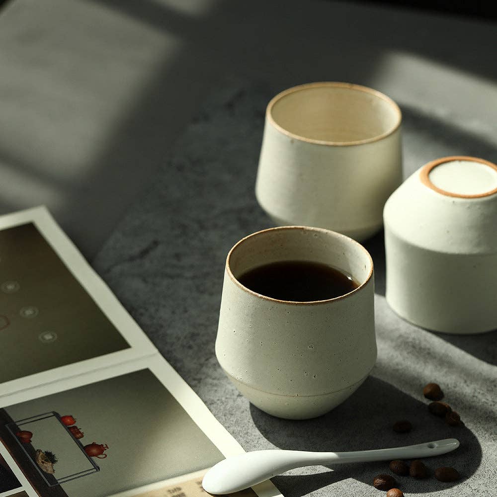 Modern Ceramic White Tea Cup