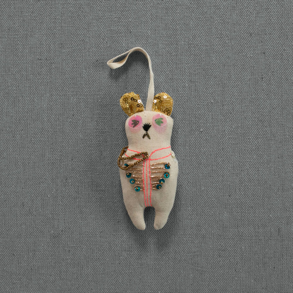 Sargent Pepper Bear - Cotton Ornament