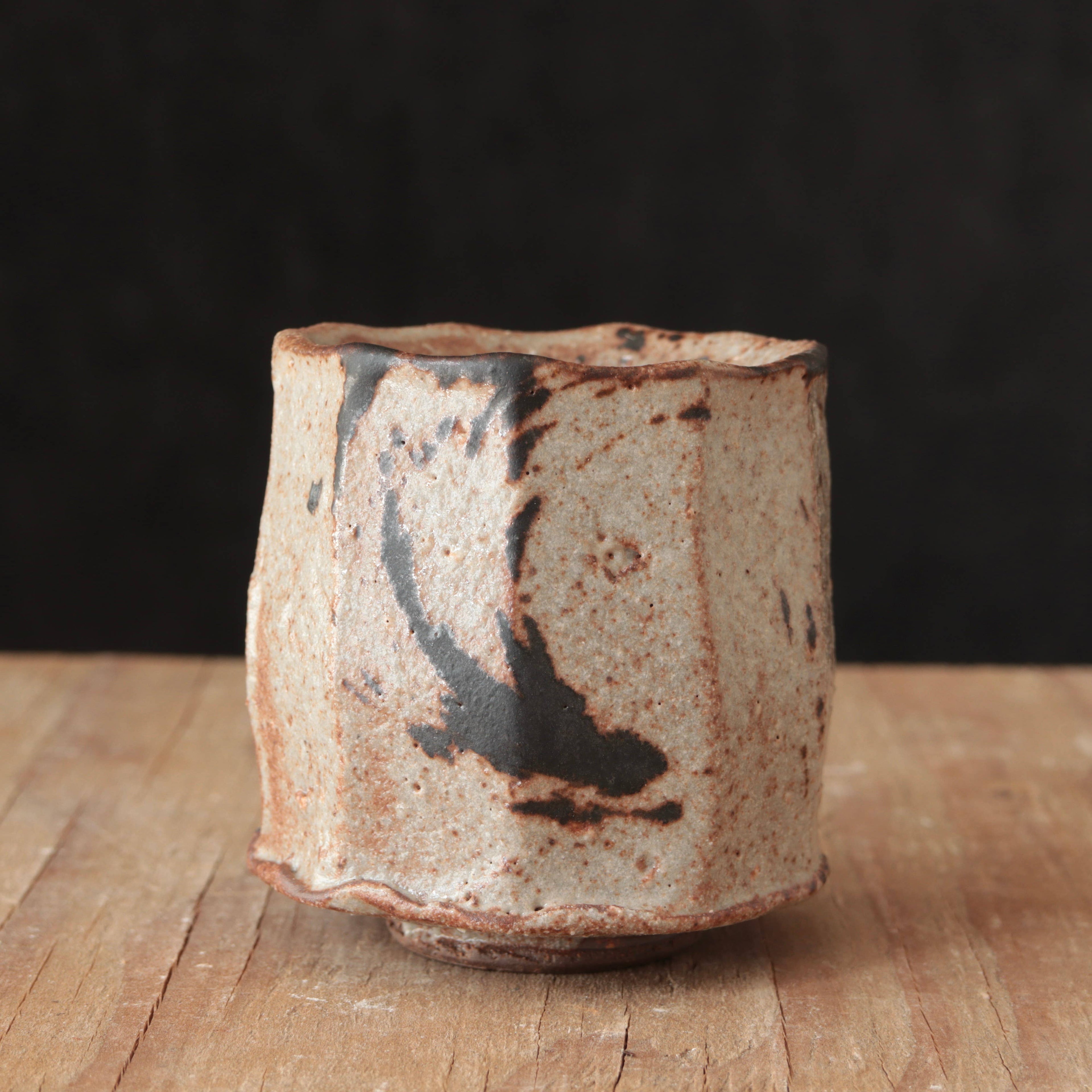 Wild Clay Teacup with Granite Glaze