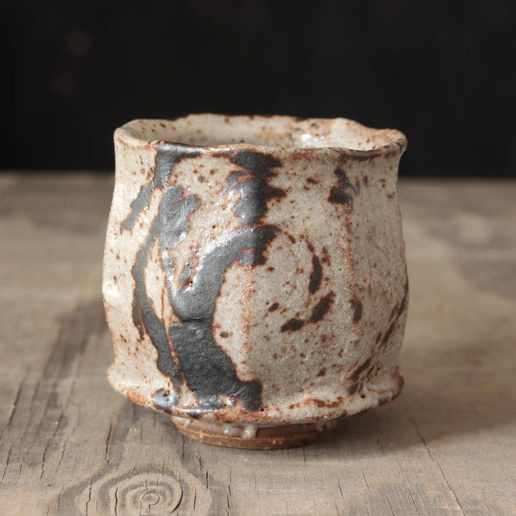 Wild Clay Sake Cup with Granite Glaze