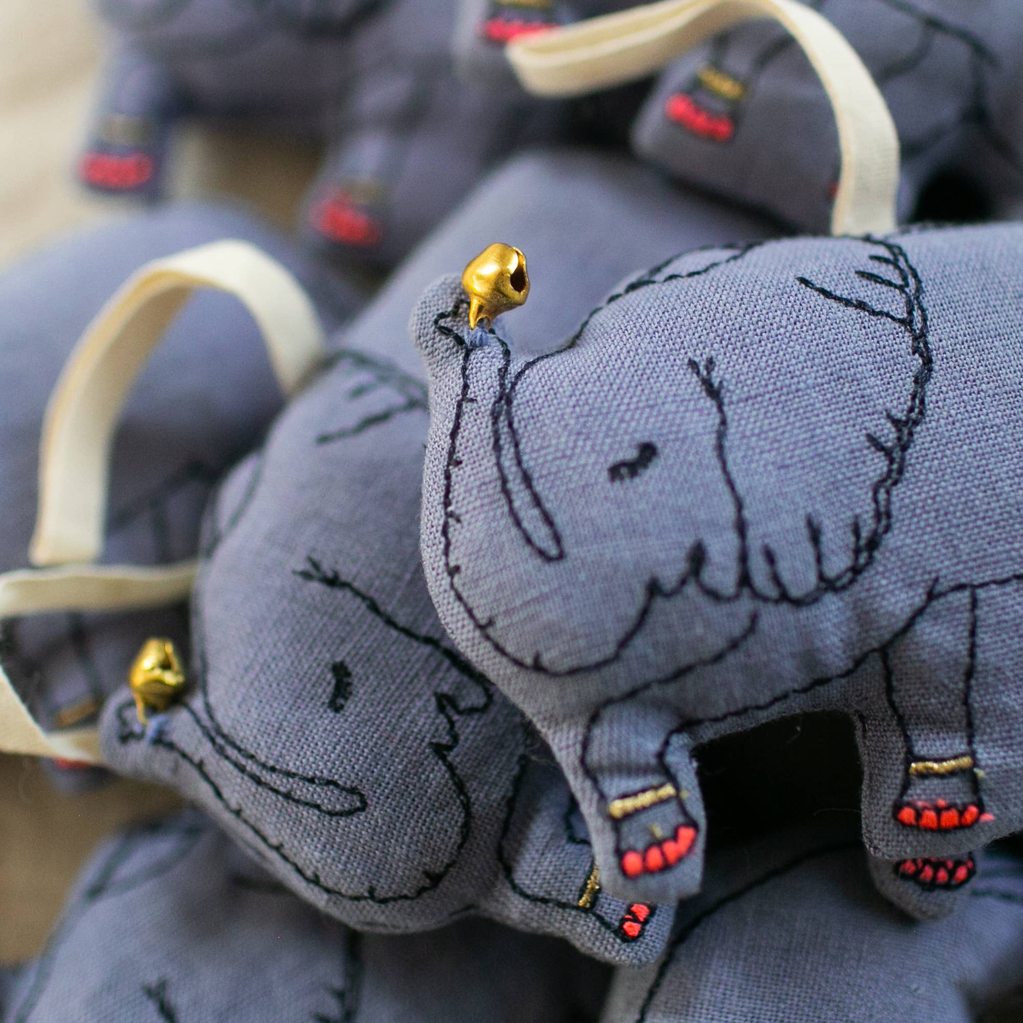 Baby Elephant - Cotton & Lavender filled Ornament