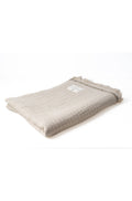 Casabali Linen Plaid Throw Blanket