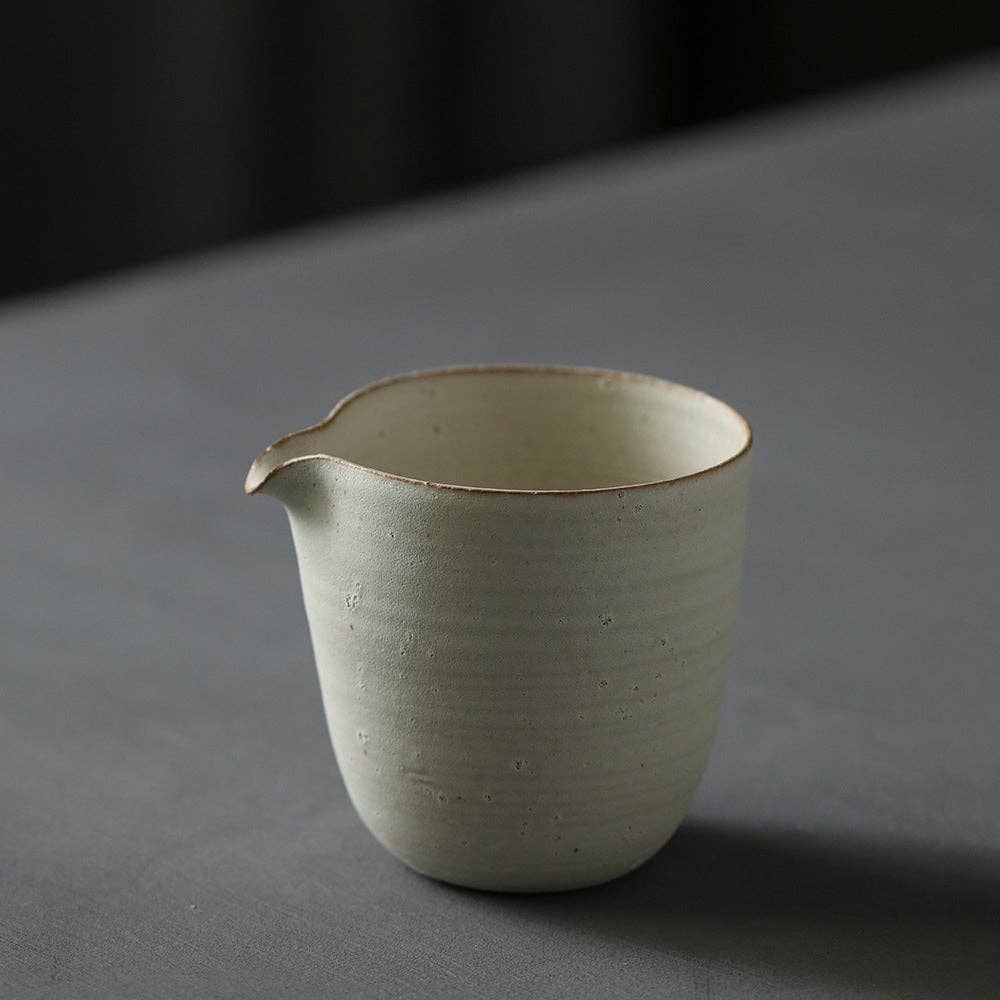 Ceramic Pulverised White Pitcher