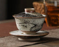 Handmade Black Ink Gaiwan