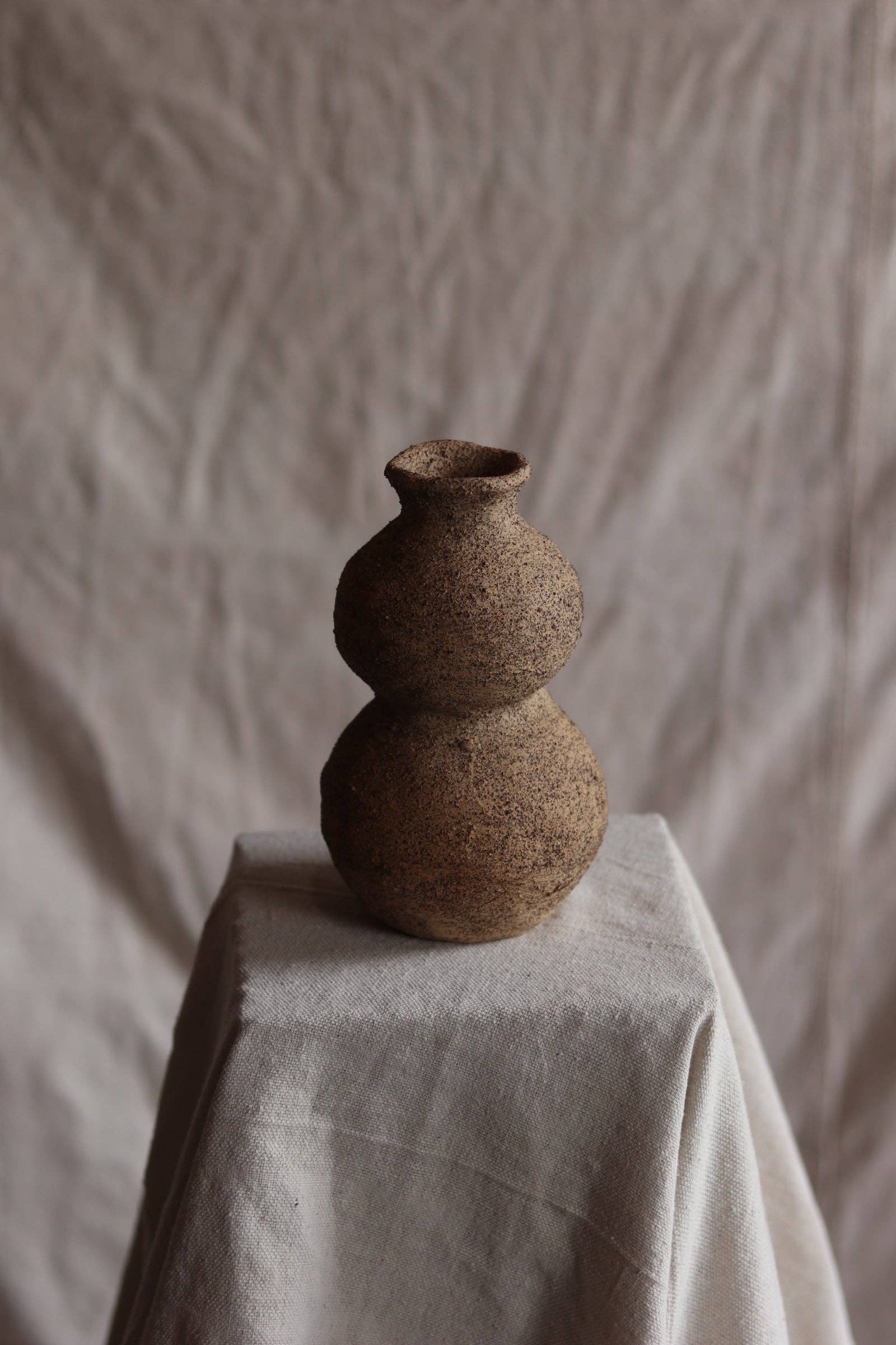 8" Gathered Earth Vessel