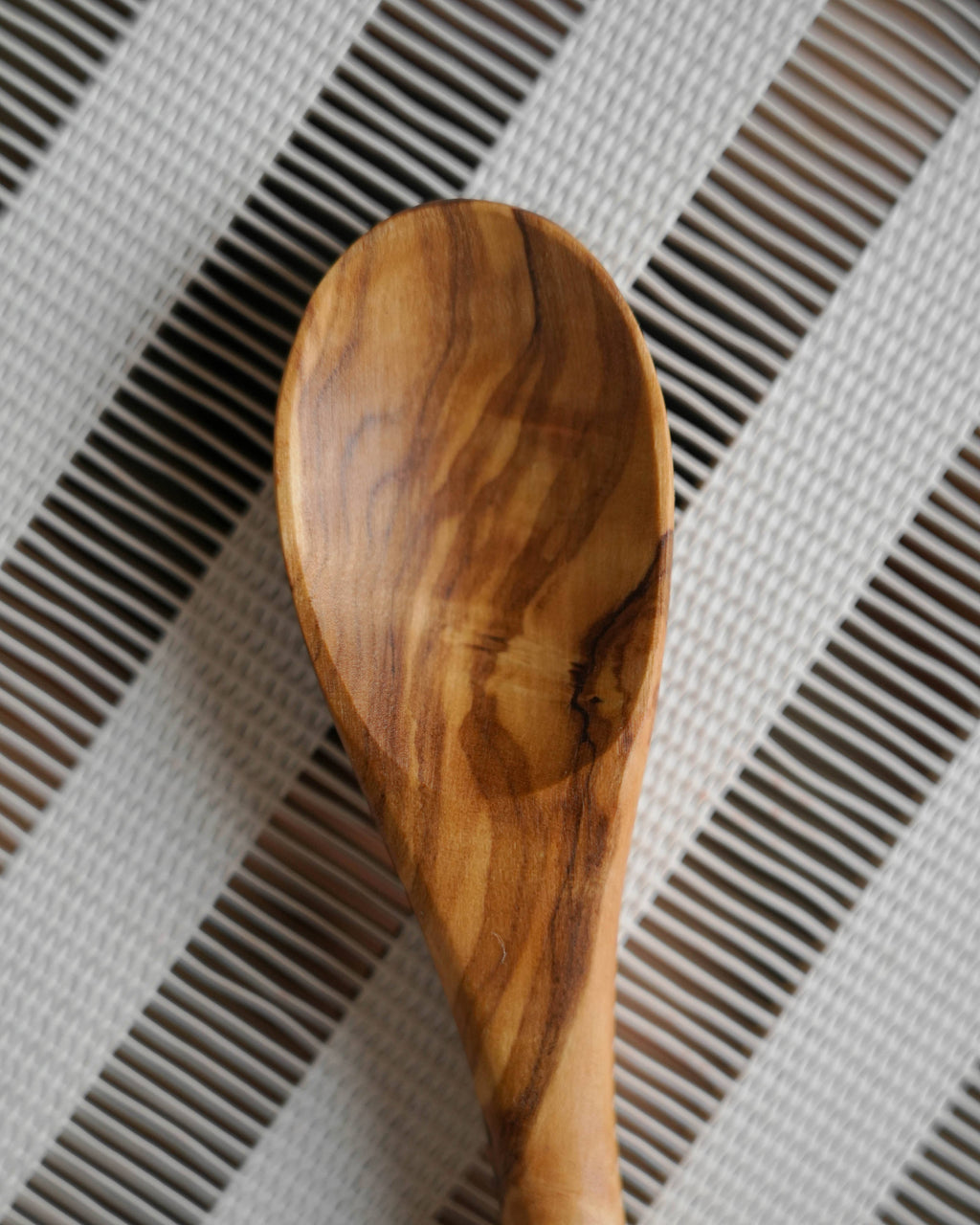 Olive Wood Long-Handled Tasting Spoon