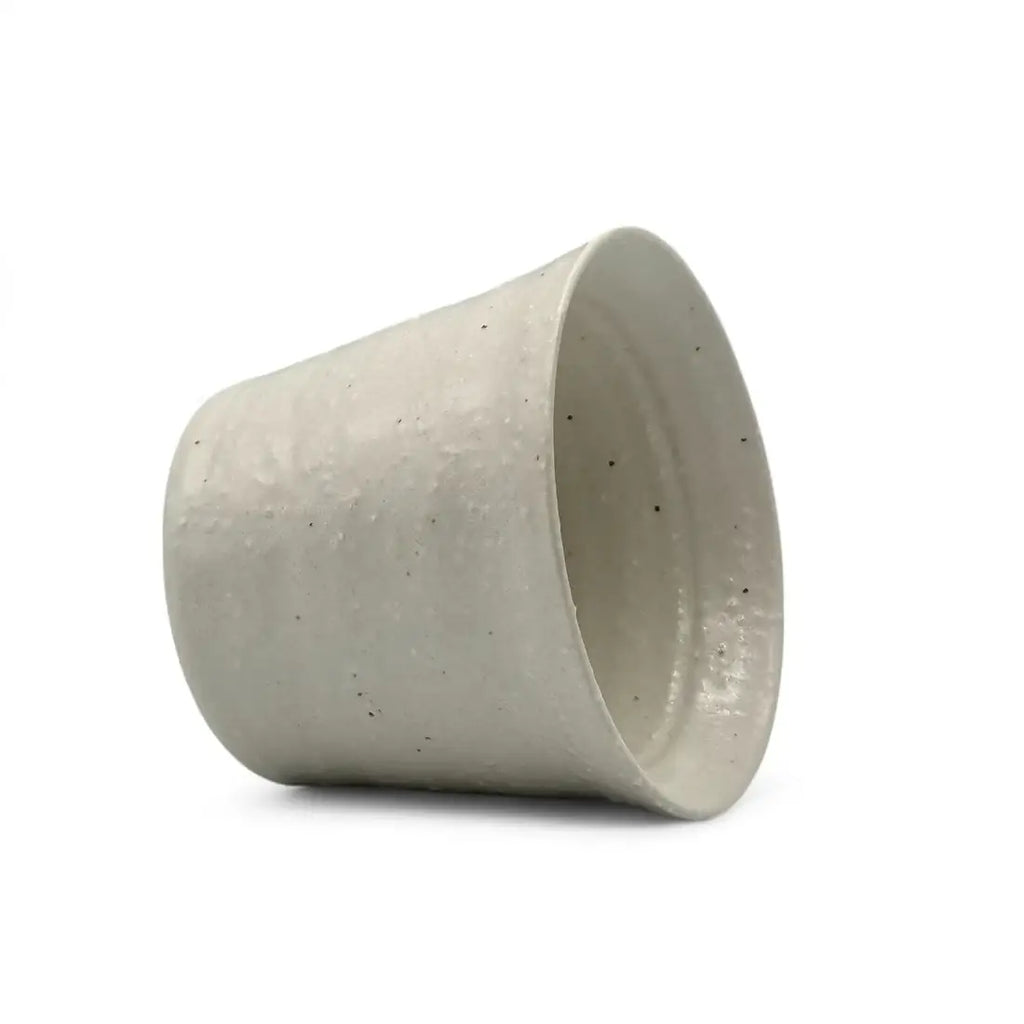 Shiro Ivory Mino-yaki Yunomi - Japanese Teacup