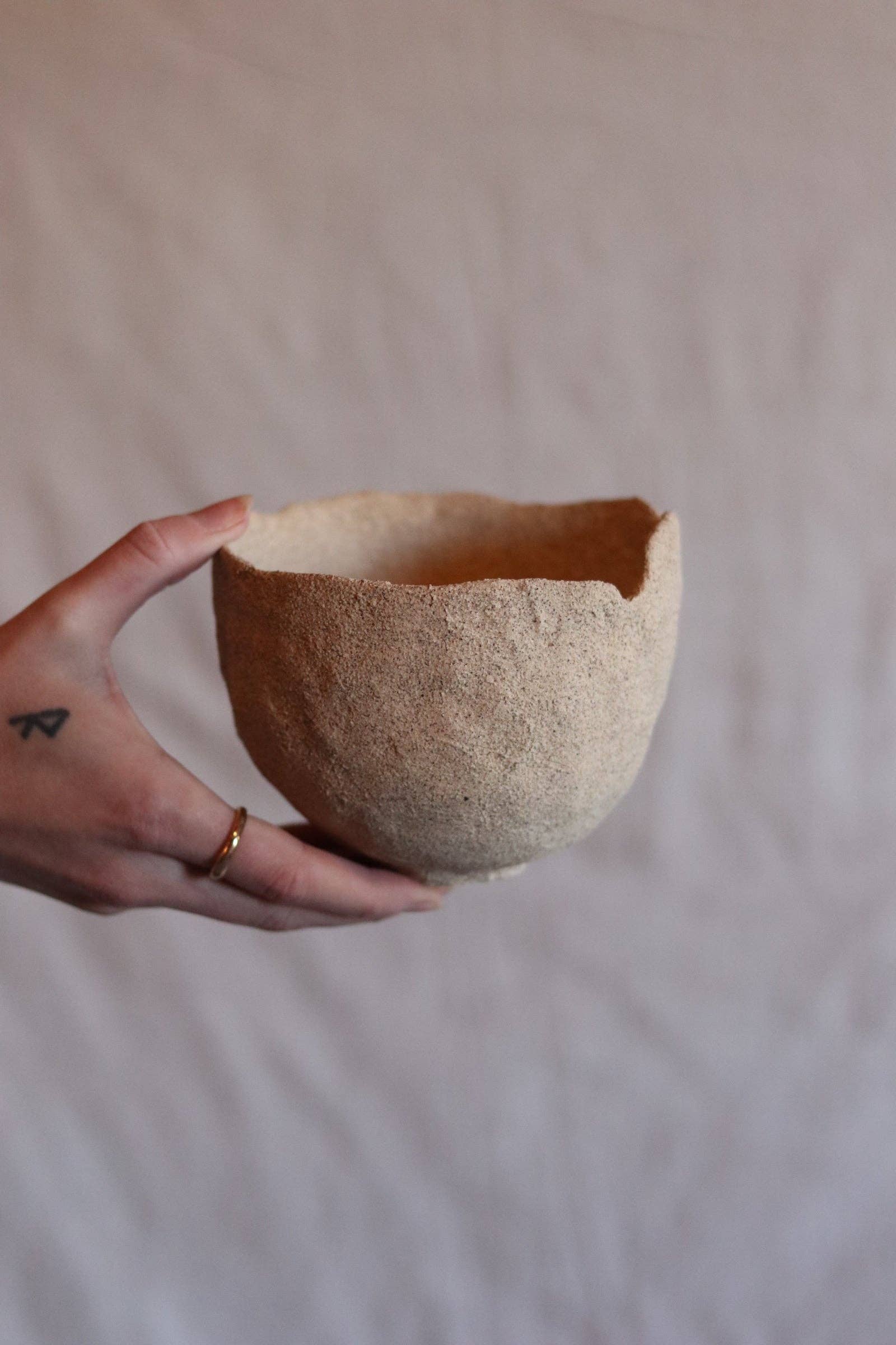 5" Gathered Earth Bowl